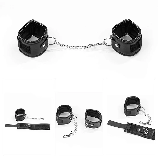 Zestaw BDSM Lovetoy Deluxe Bondage Kit – 4 elementy, czarny — zdjęcie 2