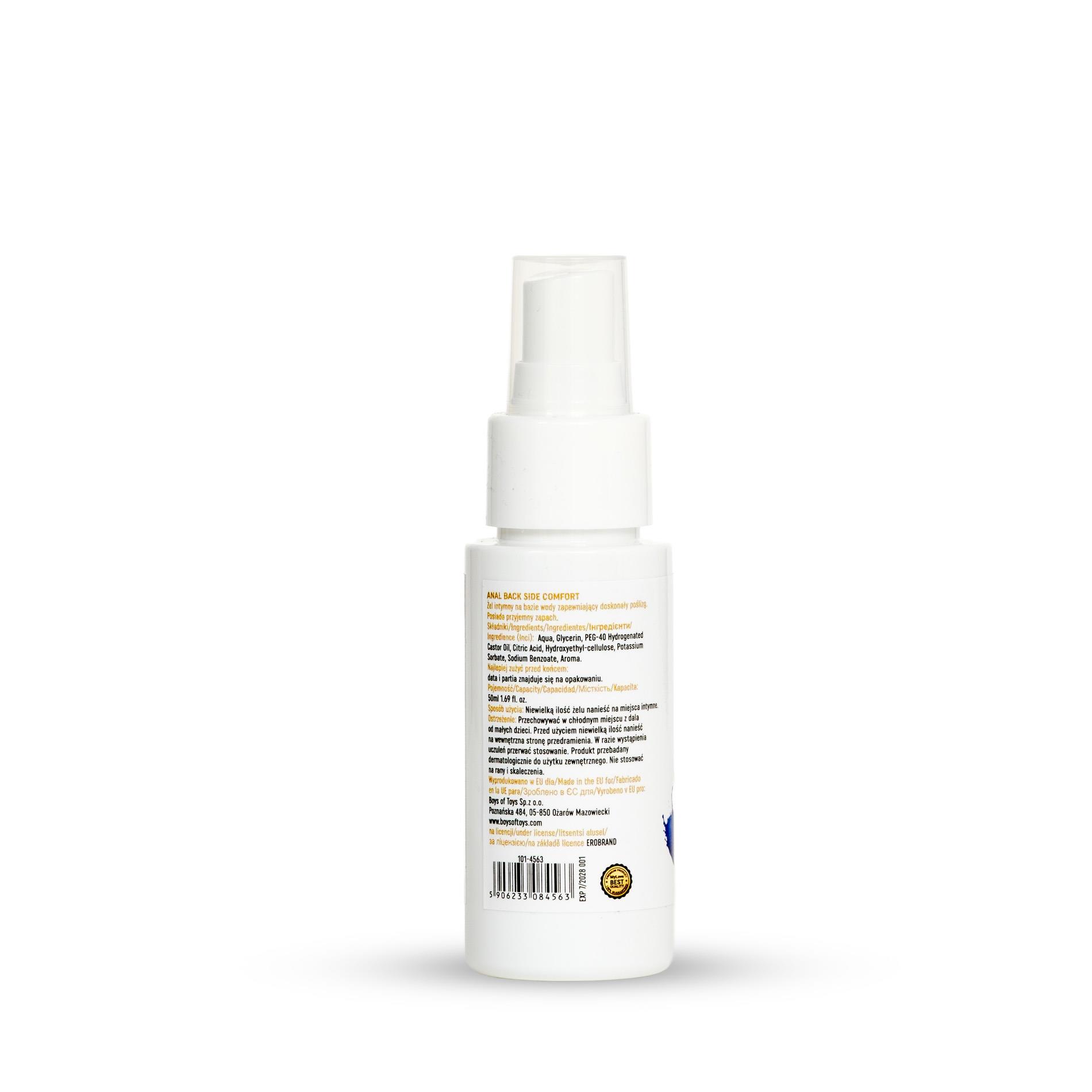 Żel analny MyLove Back Side Comfort – gęsta formuła, aromat mięty