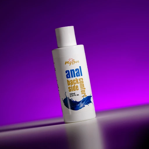 Żel analny Back Side Comfort – miętowy, gęsta formuła, 150 ml — zdjęcie 3