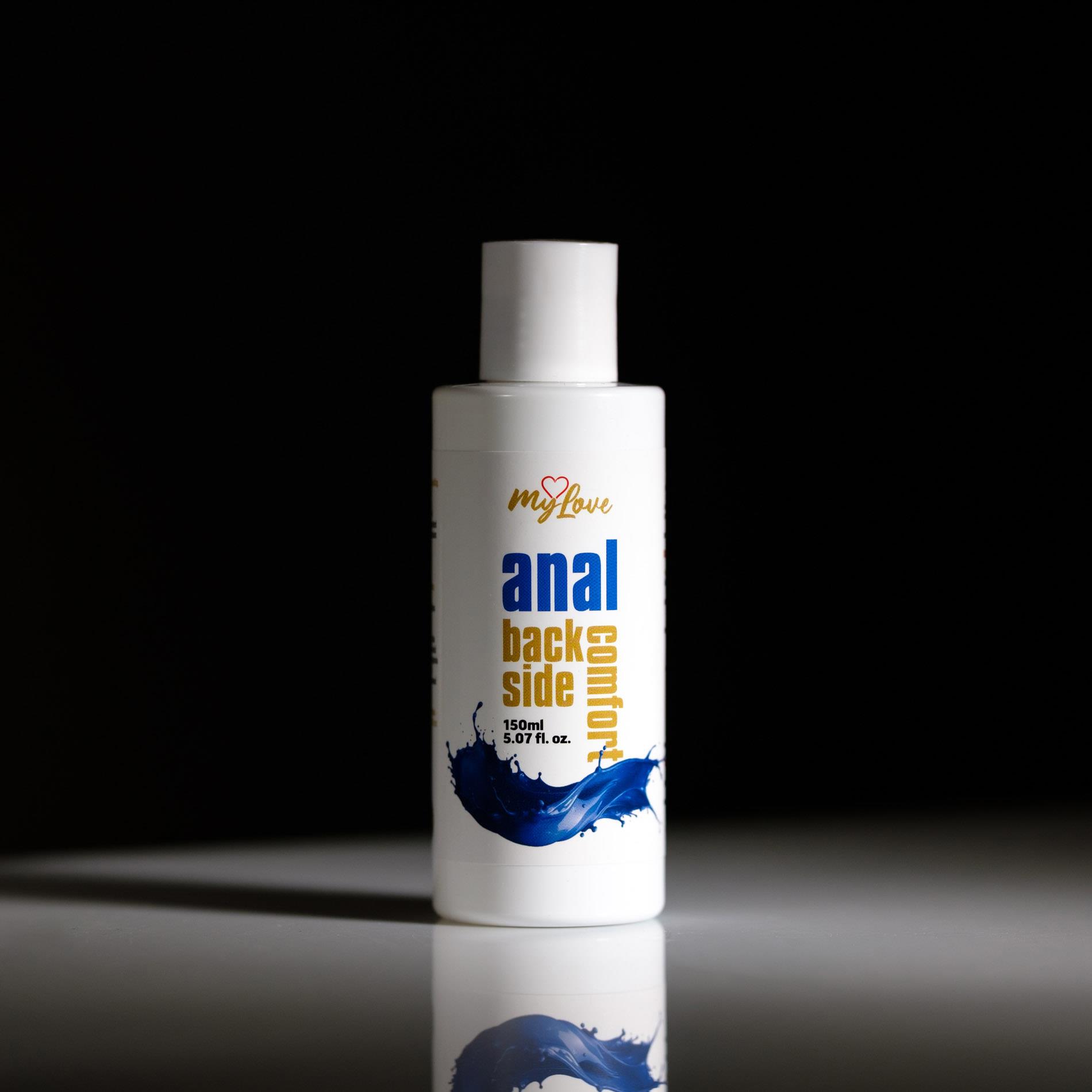 Żel analny Back Side Comfort – miętowy, gęsta formuła, 150 ml — zdjęcie 2