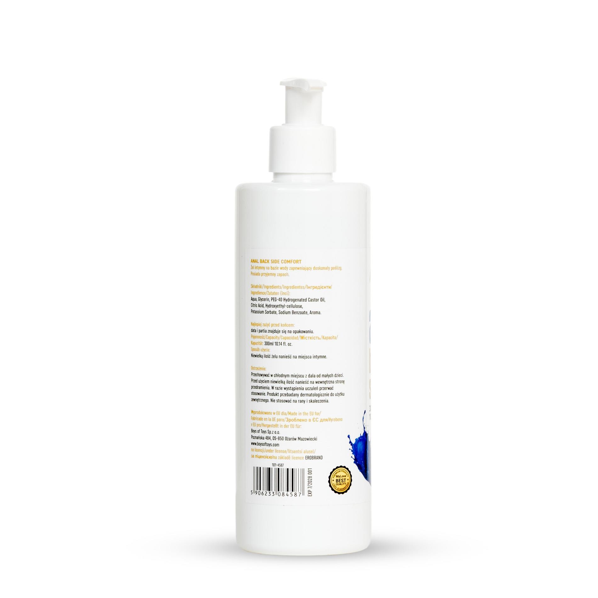 Żel analny MyLove Back Side Comfort – gęsta formuła, aromat mięty