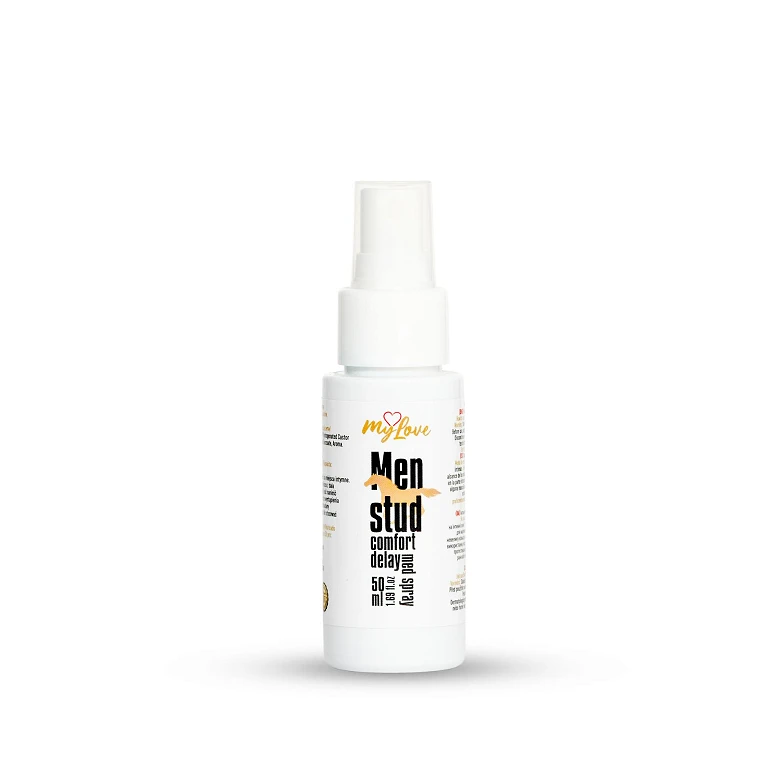 Spray opóźniający Men Stud Comfort – miętowy, chłodzący, 50 ml