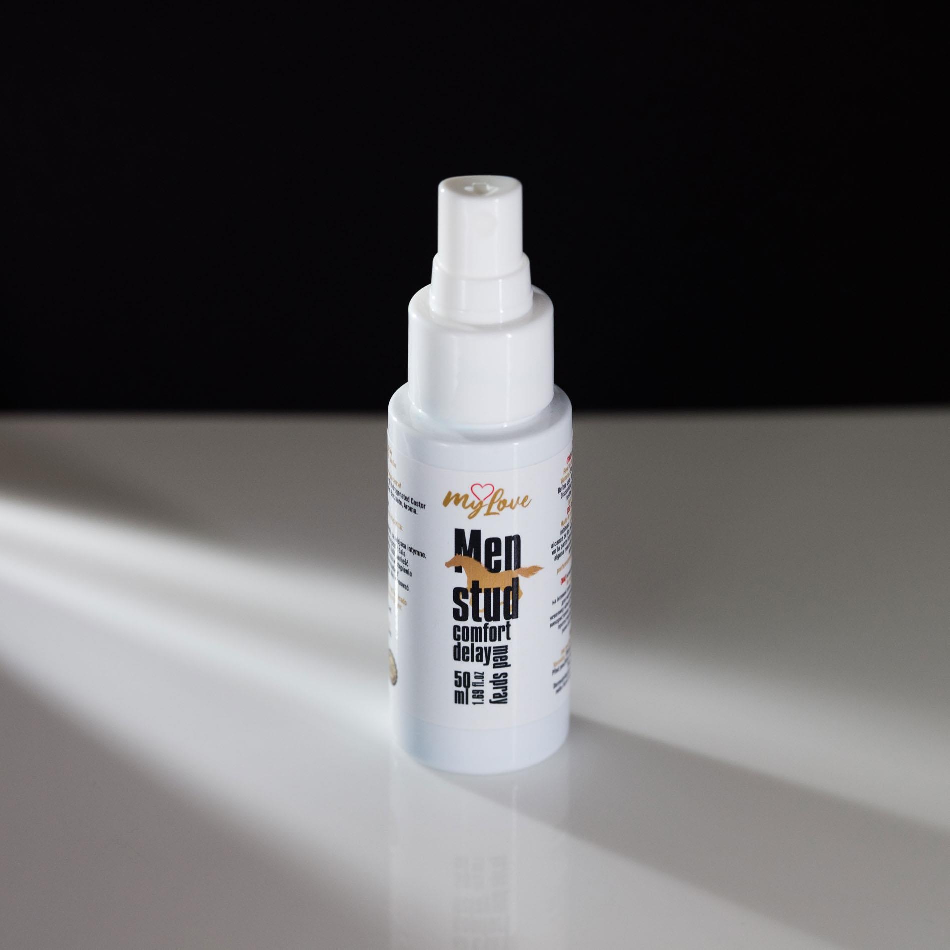 Spray opóźniający Men Stud Comfort – miętowy, chłodzący, 50 ml — zdjęcie 6
