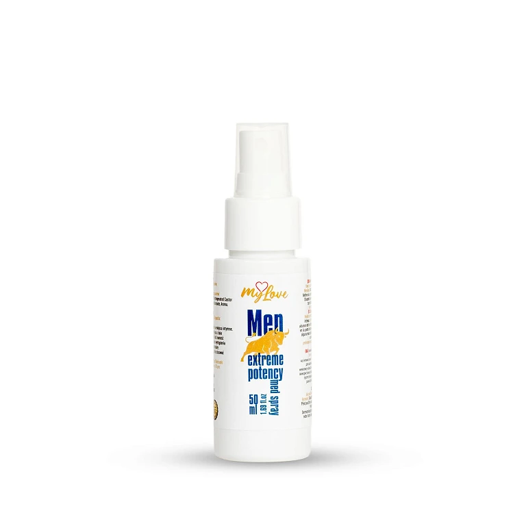 Żel intymny w sprayu dla mężczyzn – rozgrzewający, aromat kawy, 50 ml