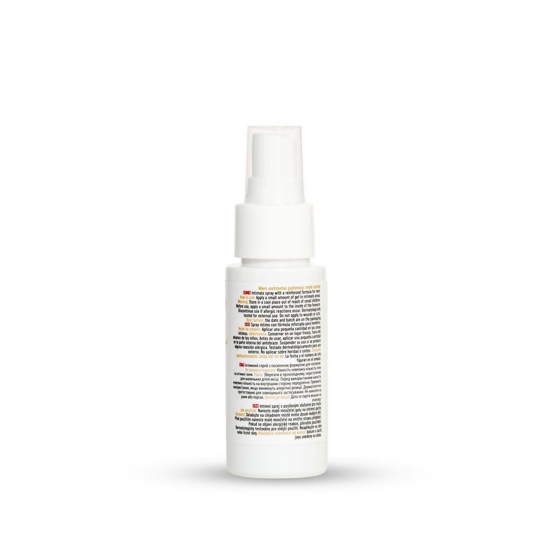 Żel intymny w sprayu dla mężczyzn – rozgrzewający, aromat kawy, 50 ml — zdjęcie 9