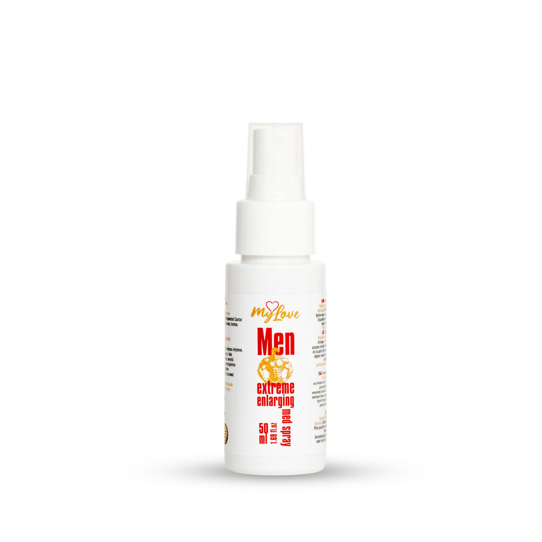 Spray intymny Man Extreme Enlarging – kokosowy aromat, 50 ml — zdjęcie 1