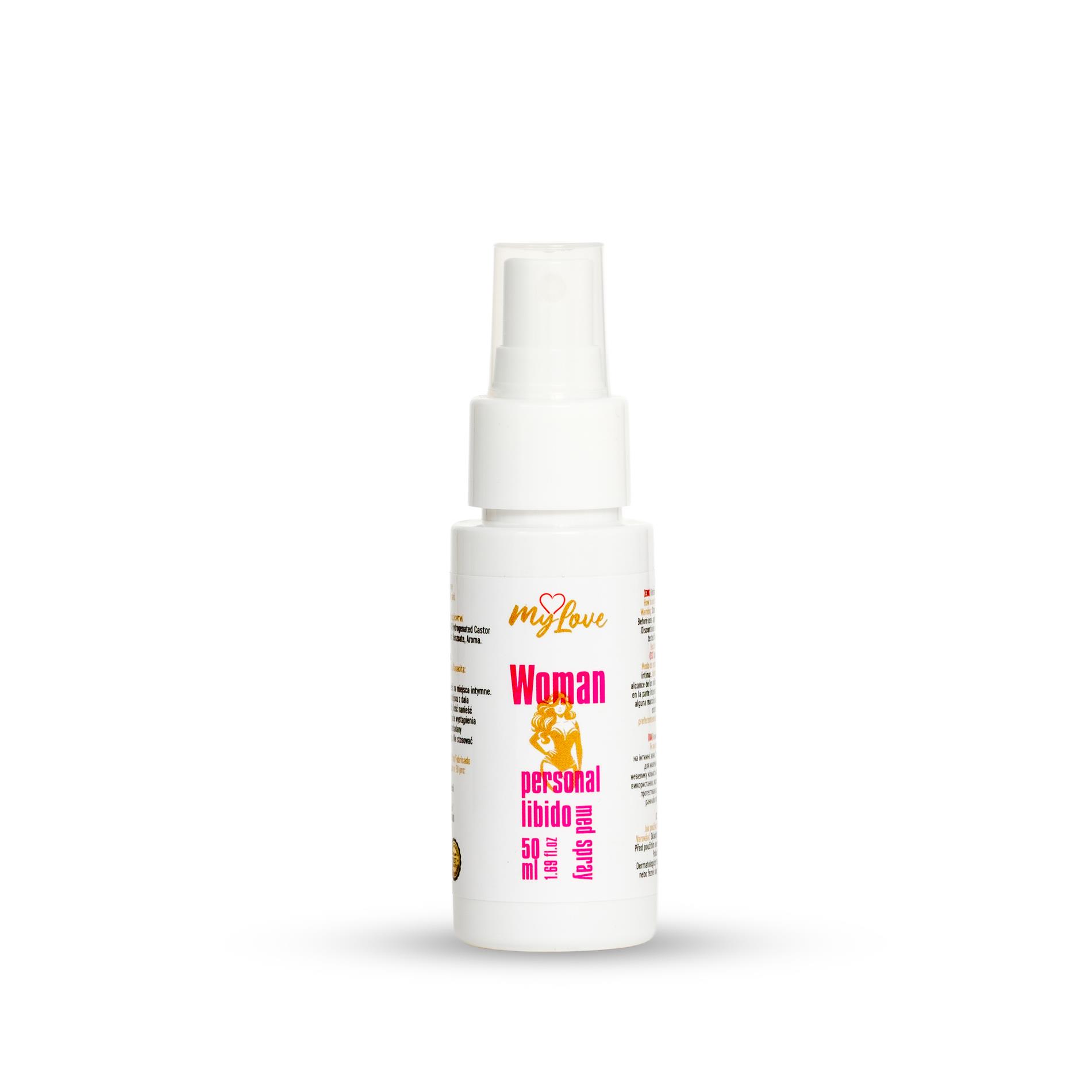 Spray intymny Woman Personal Libido - mango, 50 ml — zdjęcie 1