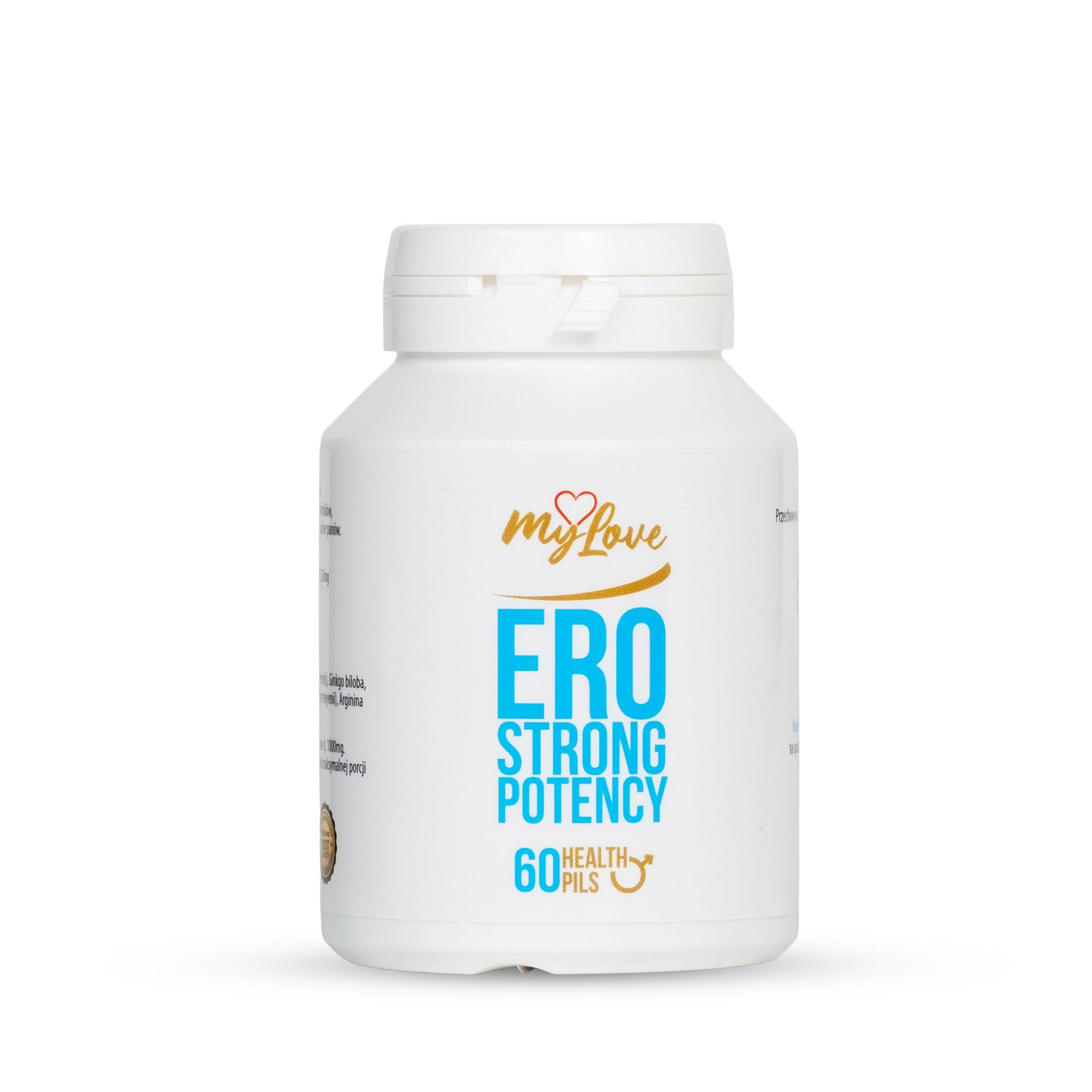 Suplement diety Ero Strong Potency - 60 kapsułek, tribulus i maca — zdjęcie 1