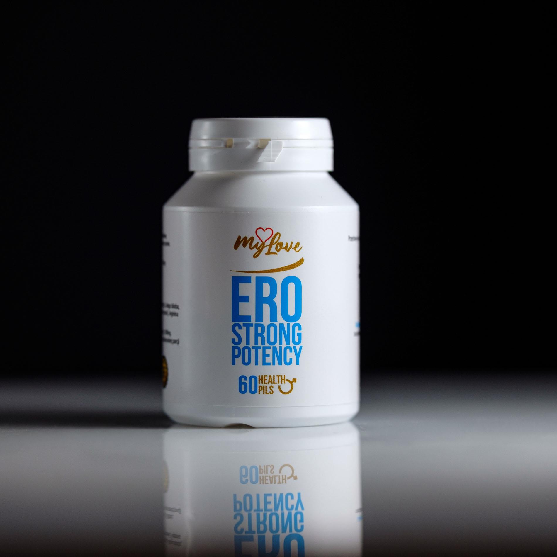 Suplement diety Ero Strong Potency - 60 kapsułek, tribulus i maca — zdjęcie 2