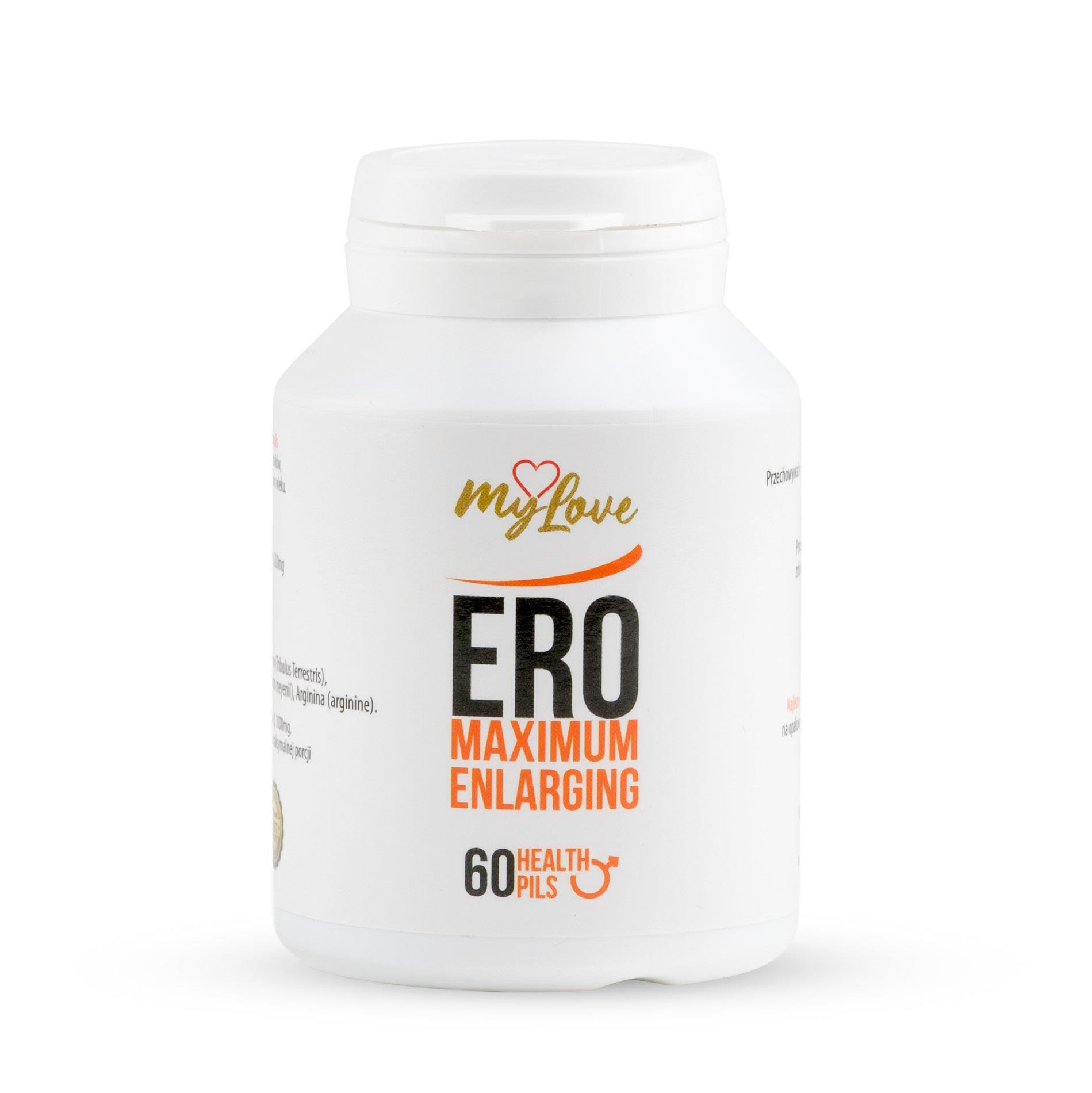 Suplement diety ERO Maximum Enlarging - 60 kapsułek, maca i guarana — zdjęcie 1