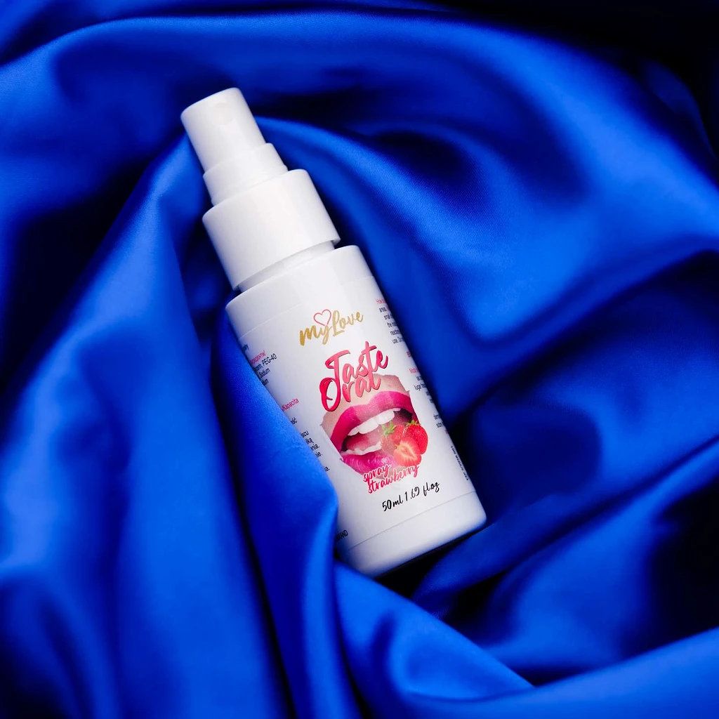 Spray do seksu oralnego Taste - truskawkowy smak — zdjęcie 7