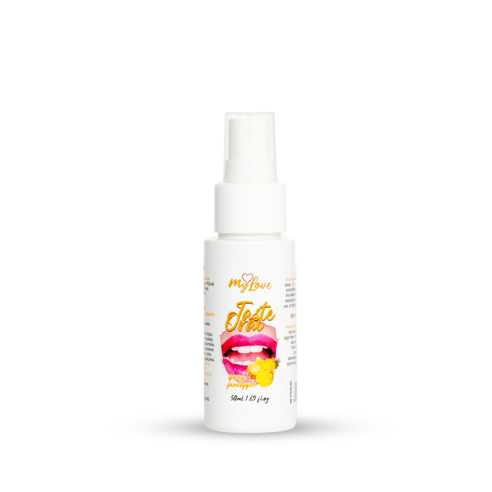 Spray do seksu oralnego Taste Oral - smak ananasa, 50 ml — zdjęcie 1