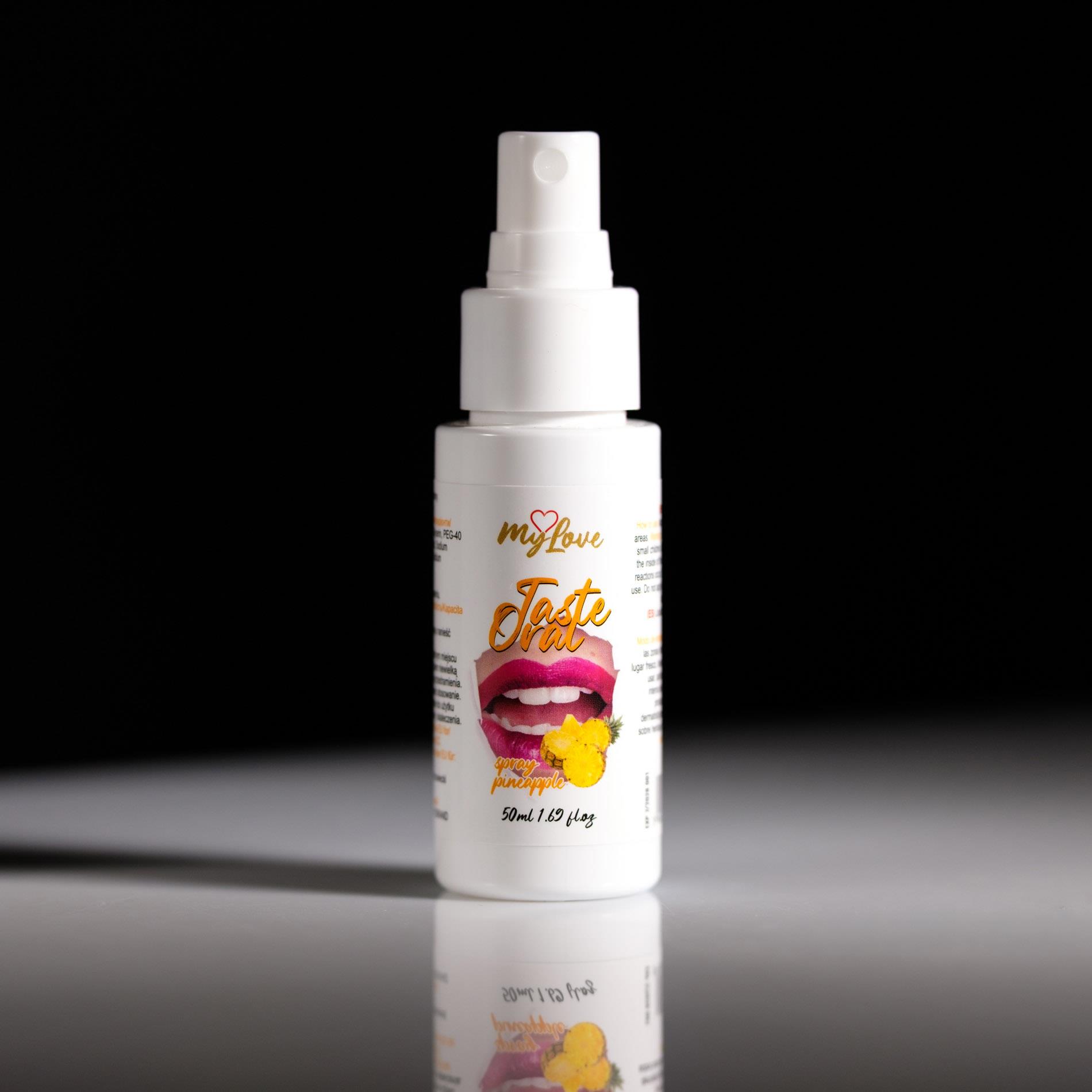 Spray do seksu oralnego Taste Oral - smak ananasa, 50 ml — zdjęcie 2