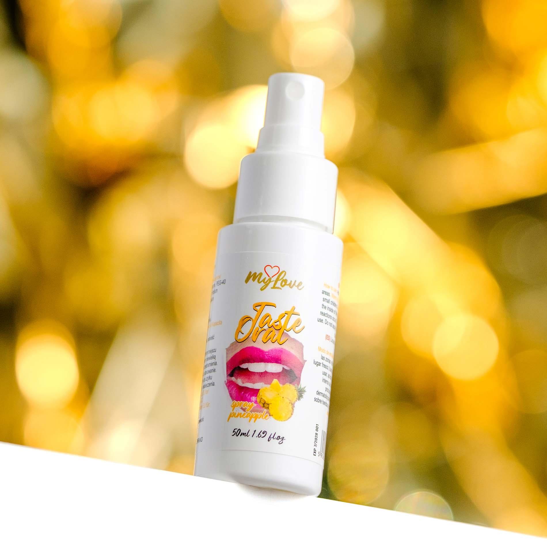 Spray do seksu oralnego Taste Oral - smak ananasa, 50 ml — zdjęcie 5