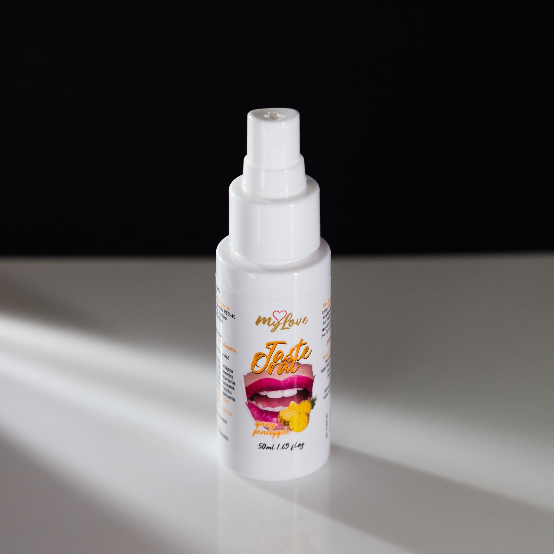 Spray do seksu oralnego Taste Oral - smak ananasa, 50 ml — zdjęcie 6