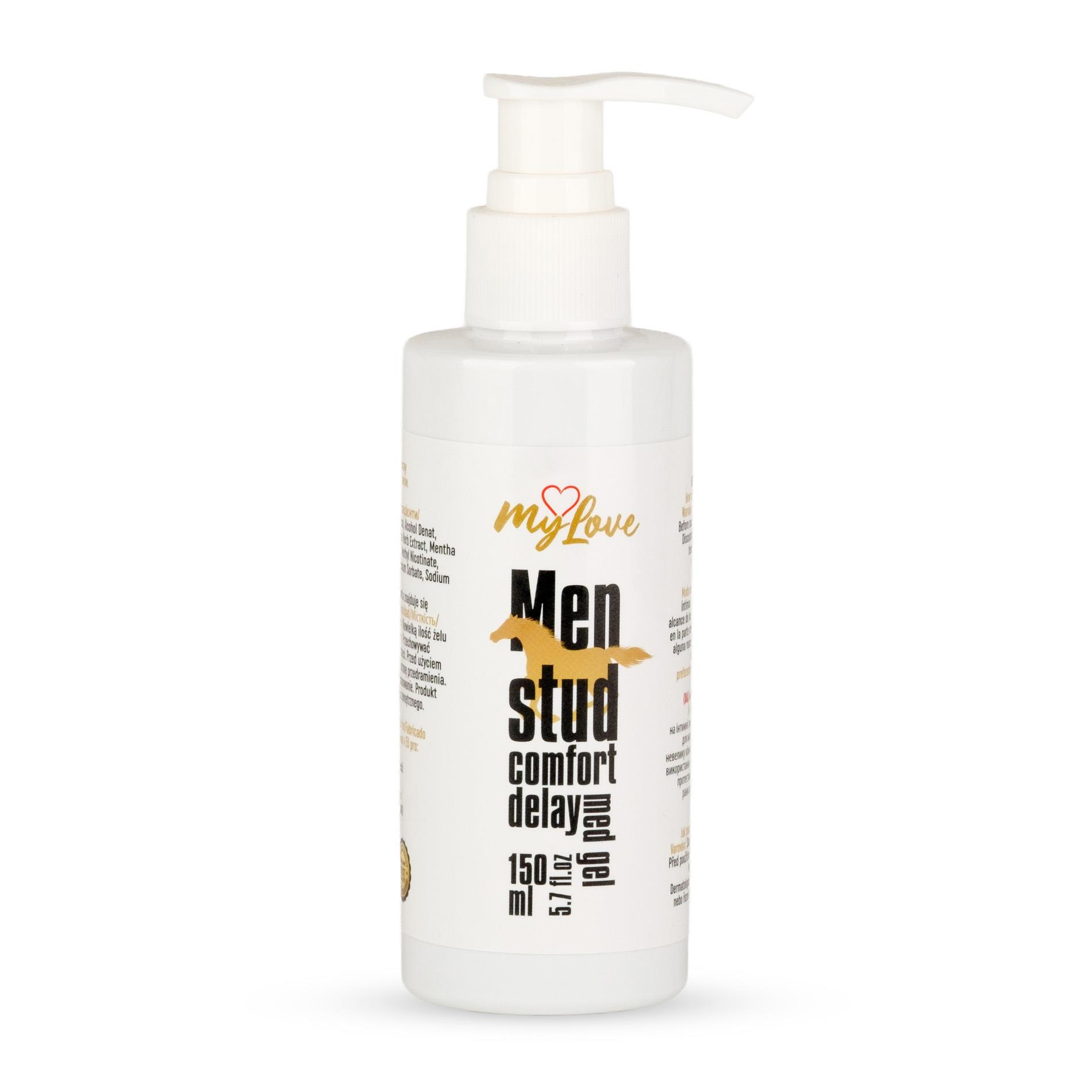Żel opóźniający Men Stud Comfort Delay - mentol, 150 ml — zdjęcie 1