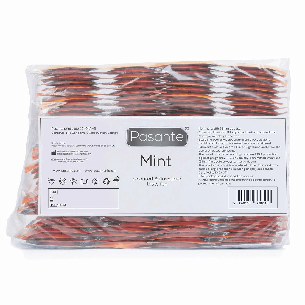 Prezerwatywy Mint - miętowy smak i efekt chłodzenia