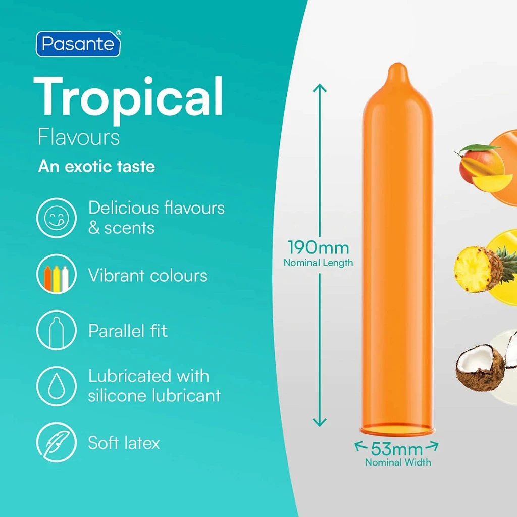 Prezerwatywy Tropical - zestaw 144 sztuk — zdjęcie 3