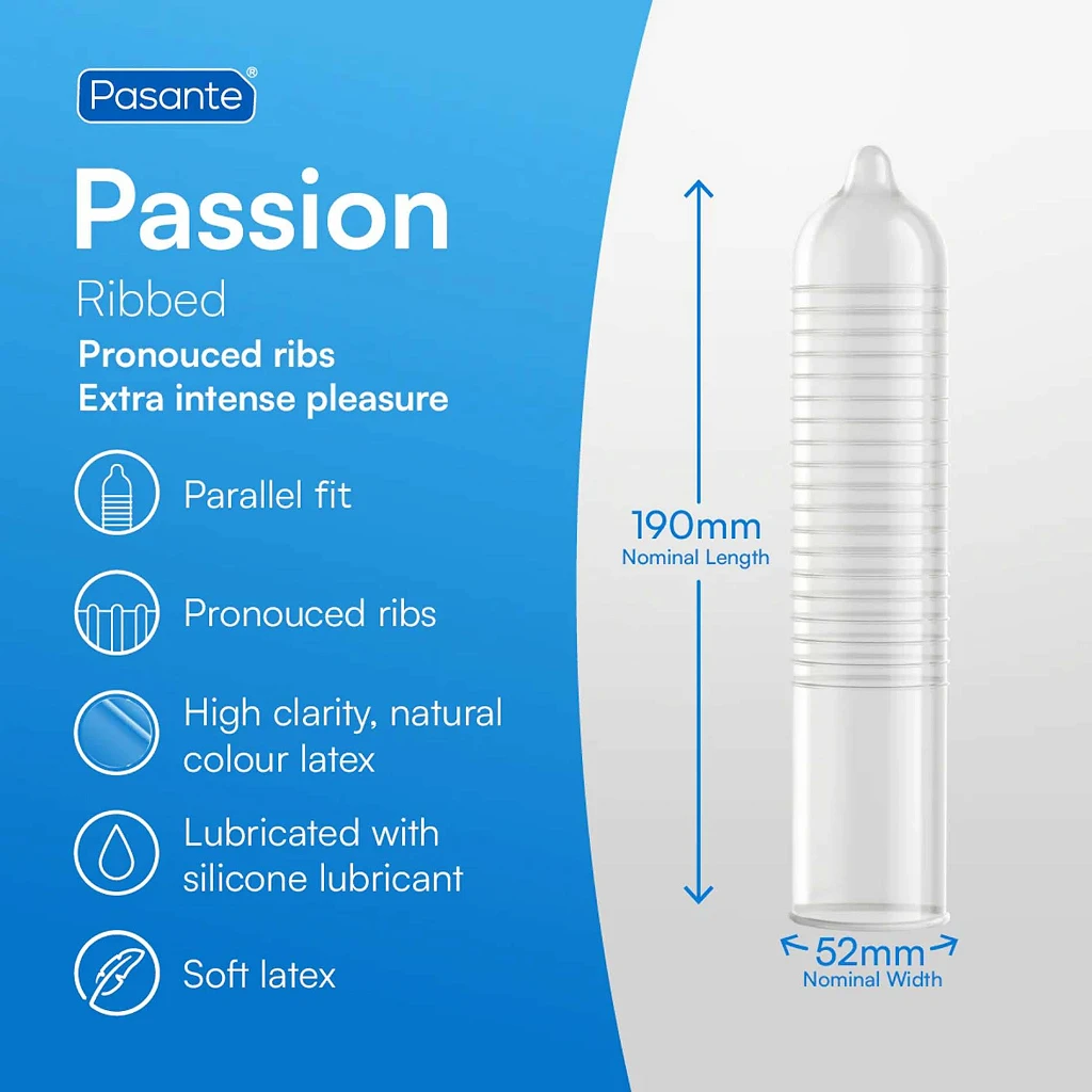 Prezerwatywy prążkowane Ribbed Passion - 144 sztuki — zdjęcie 4