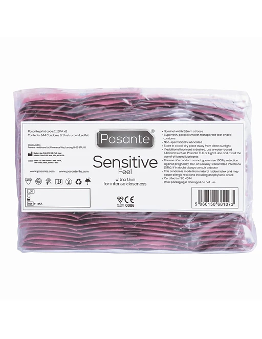 Prezerwatywy Sensitive Feel - ultra cienkie, naturalne
