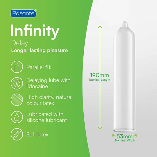 Prezerwatywa Infinity X Delay - opóźniająca — zdjęcie 2