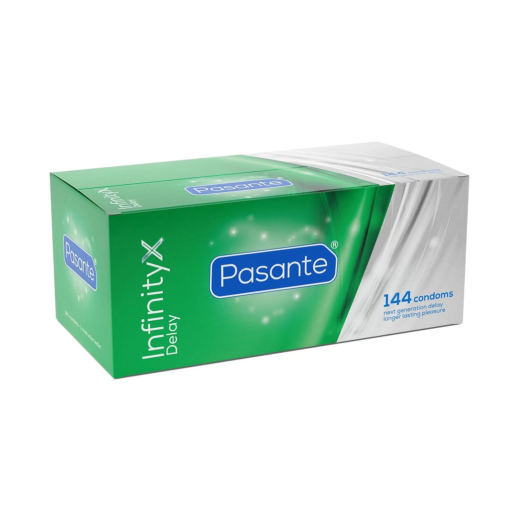 Prezerwatywy Infinity X Delay - opóźniające, 144 sztuki — zdjęcie 3