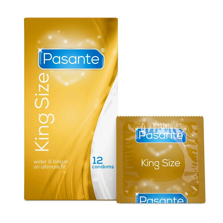 Prezerwatywy Pasante King Size – 60 mm szerokości, 12 sztuk