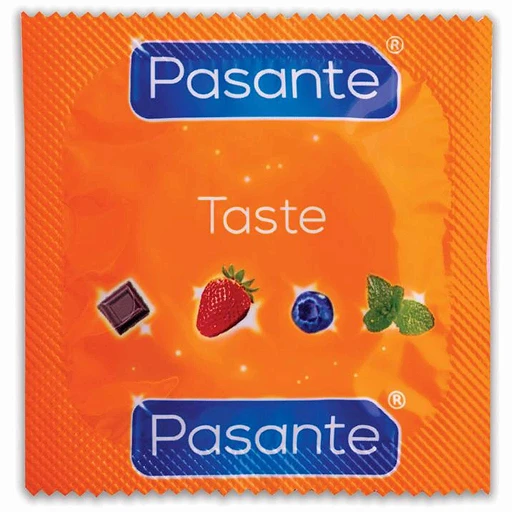 Prezerwatywy smakowe Taste – 12 sztuk, 53 mm — zdjęcie 2