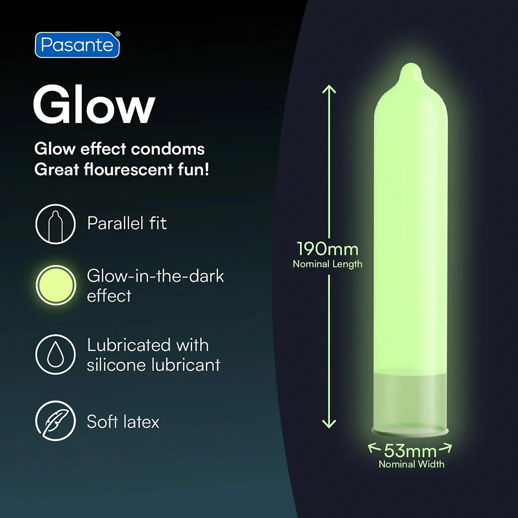 Prezerwatywy Glow - świecące w ciemności — zdjęcie 3