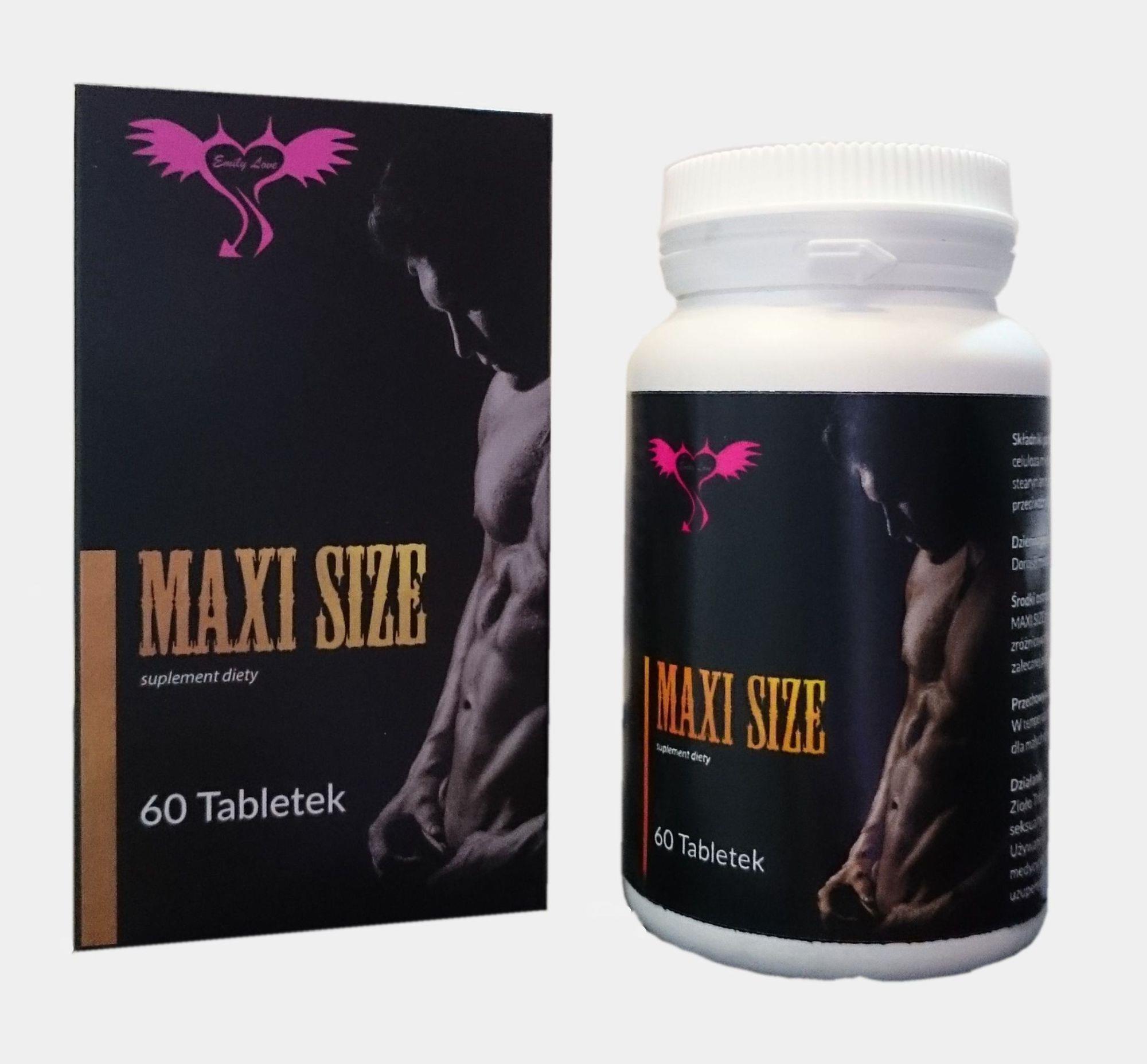 Suplement diety Maxi Size - 60 kapsułek, cynk i selen — zdjęcie 2
