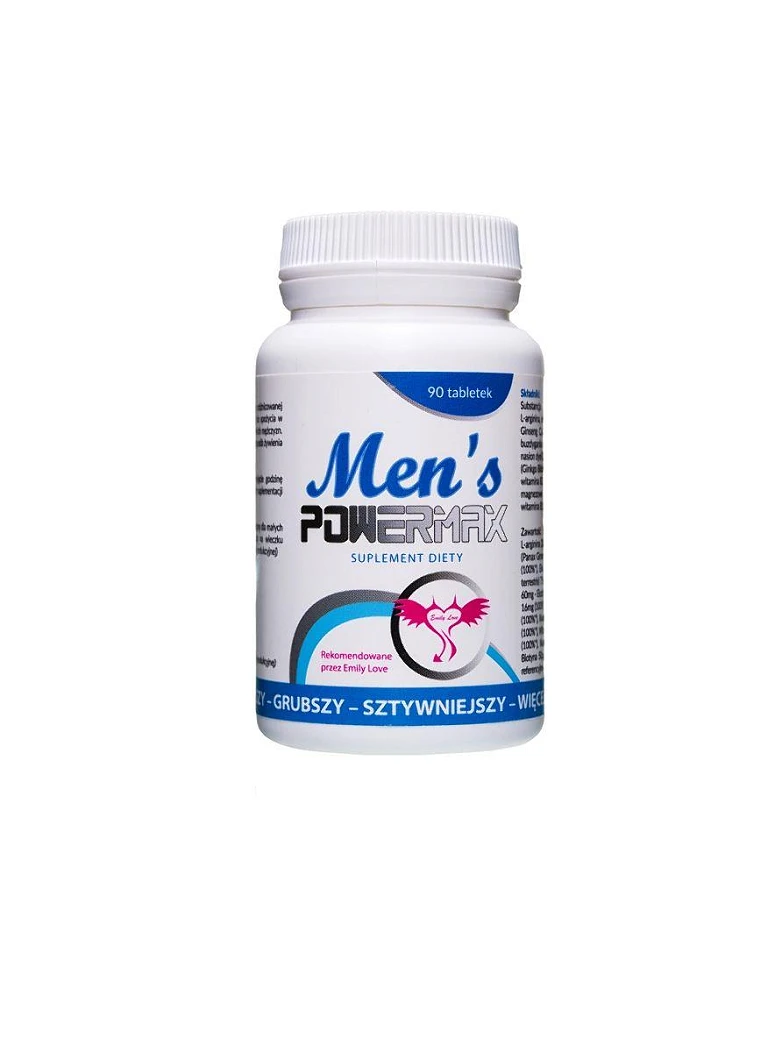 Suplement diety Men's Power Max - 60 kapsułek, cynk i selen