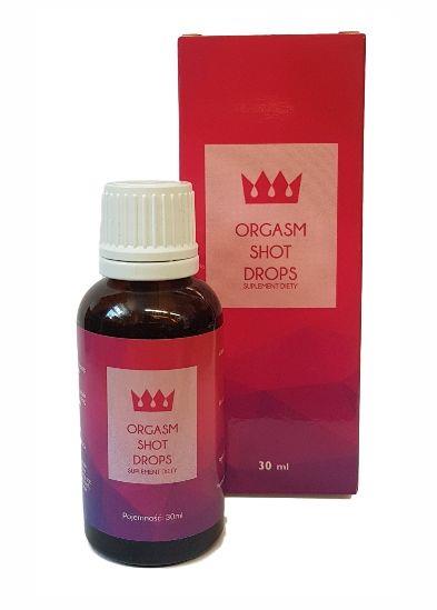 Suplement diety w kroplach Orgasm Shot Drops - 30 ml, dla kobiet — zdjęcie 1