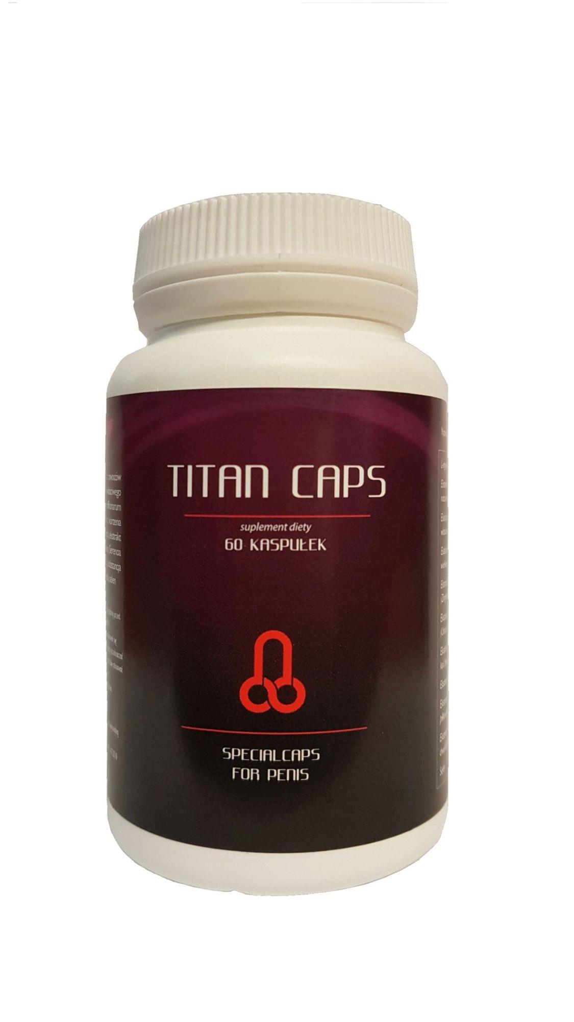 Suplement diety Titan Caps – kapsułki z cynkiem i selenem, 60 szt. — zdjęcie 1