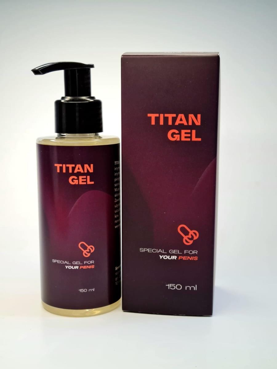Żel intymny Titan Gel - dla mężczyzn, z mentolem, 150 ml — zdjęcie 1
