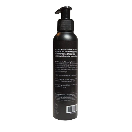 Żel intymny He Man - rozgrzewający, z mentolem, 150 ml — zdjęcie 4