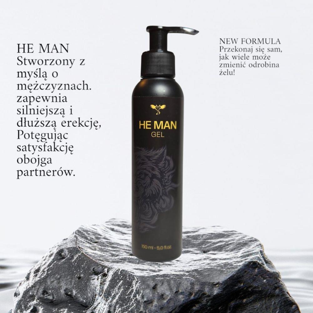 Żel intymny He Man - rozgrzewający, z mentolem, 150 ml — zdjęcie 3