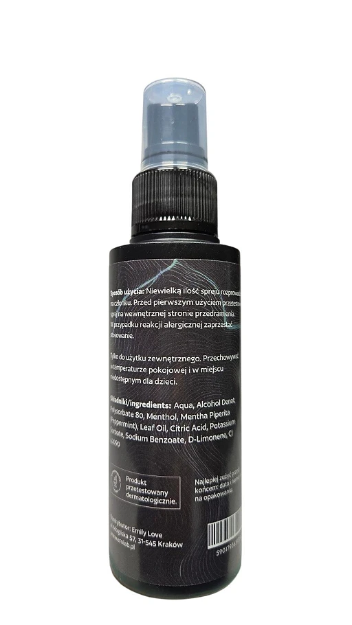 Spray opóźniający wytrysk Dream Control – mentol i mięta, 100 ml — zdjęcie 2