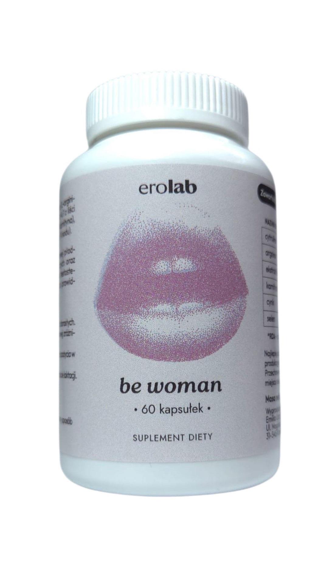 Suplement diety Be Woman - 60 kapsułek, cytrulina i arginina — zdjęcie 1