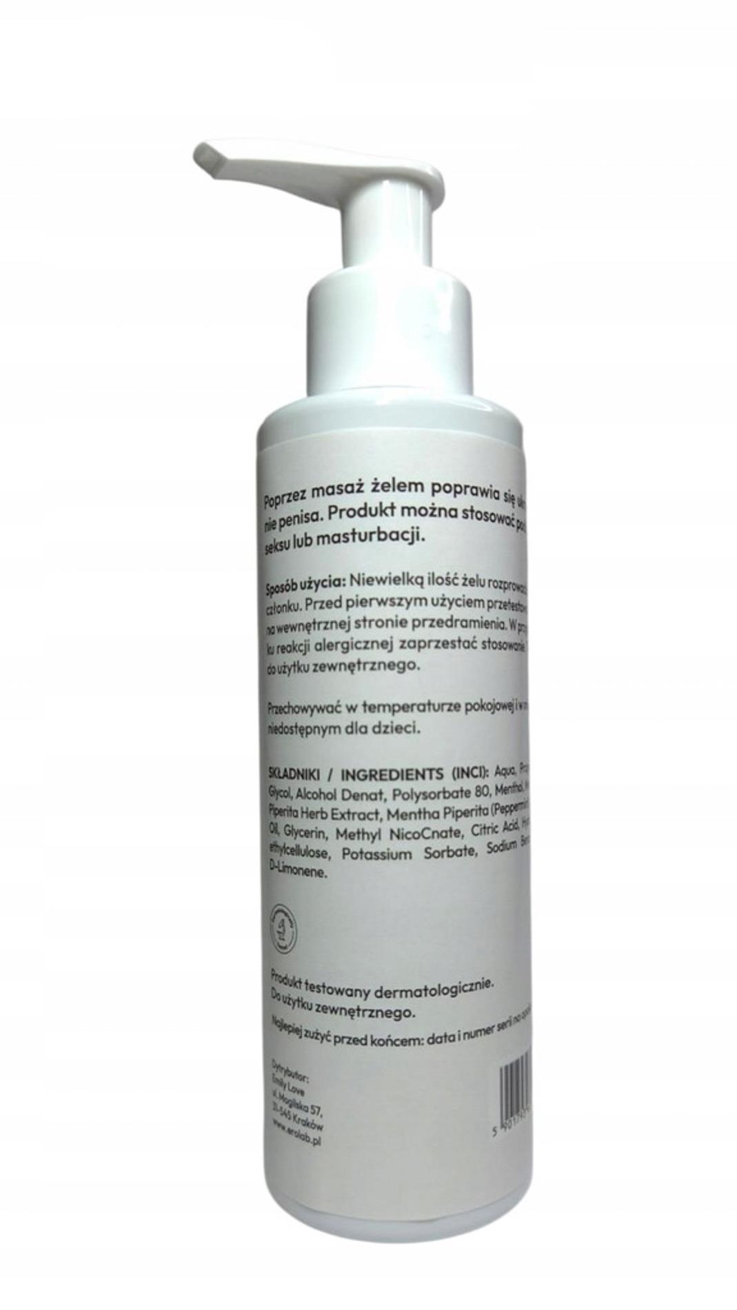 Żel intymny Sensimax - rozgrzewający, z mentolem, 150 ml — zdjęcie 3
