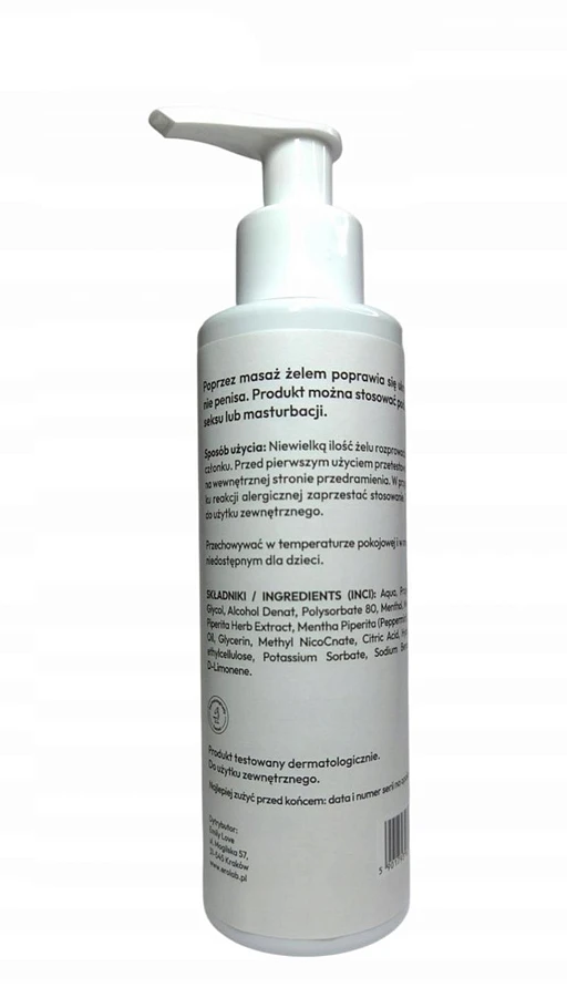 Żel intymny Sensimax - rozgrzewający, z mentolem, 150 ml — zdjęcie 3
