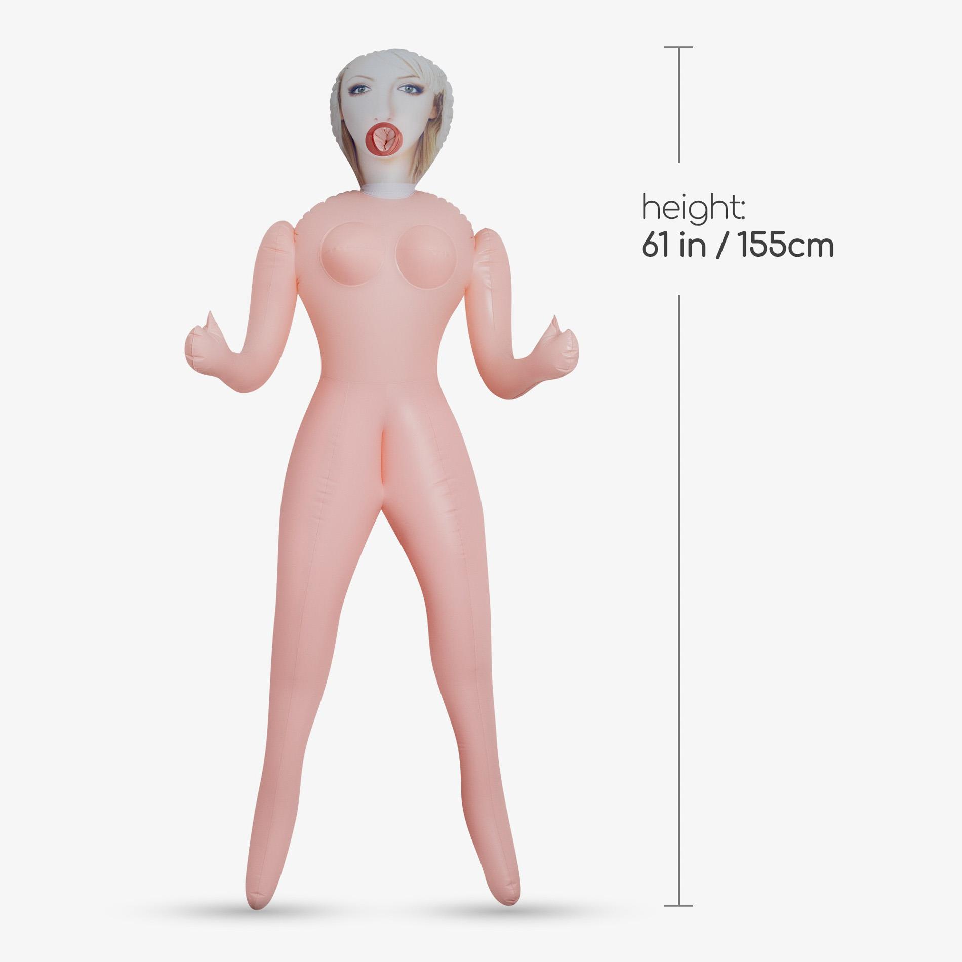Lalka dmuchana Cristina - winyl, 155 cm — zdjęcie 7