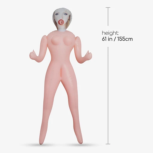 Lalka dmuchana Cristina - winyl, 155 cm — zdjęcie 7