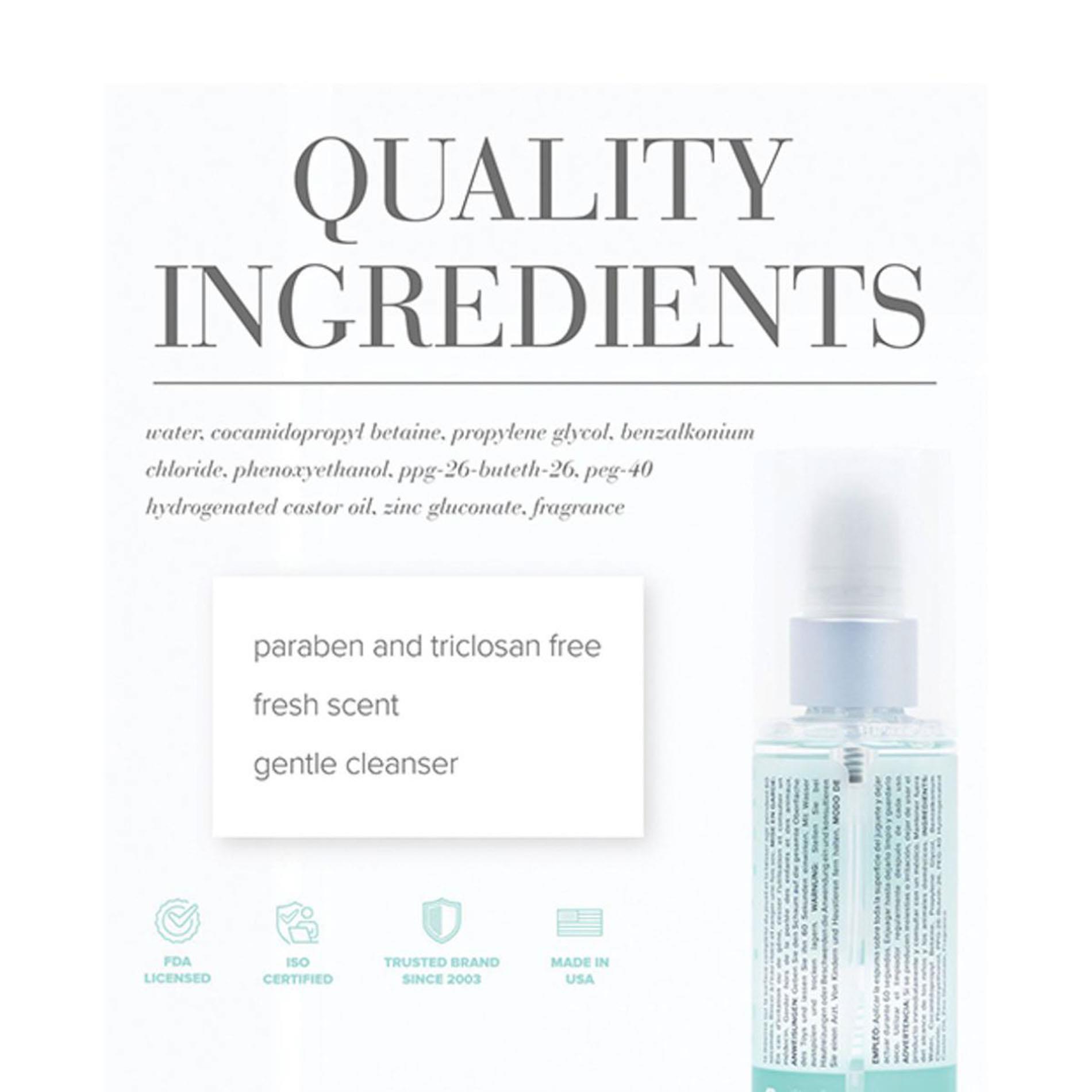 Spray do czyszczenia zabawek JO Misting Toy Cleaner – 60 ml — zdjęcie 2