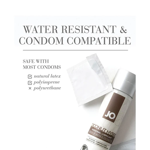 Lubrykant hybrydowy JO Coconut Hybrid – woda i olej kokosowy, 60 ml — zdjęcie 3