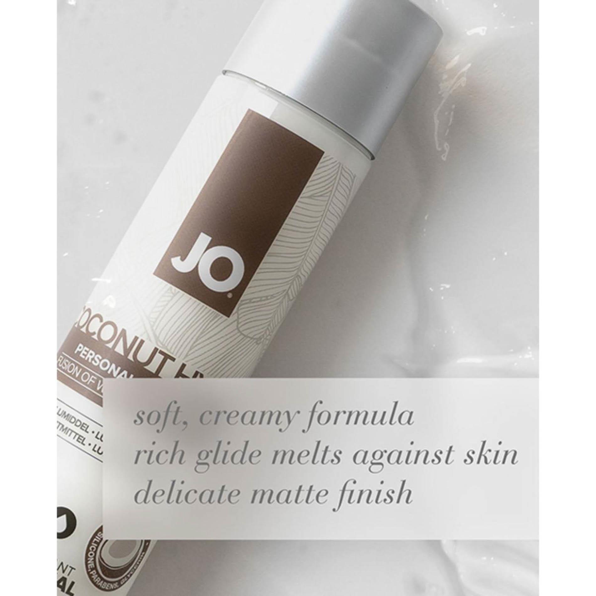 Lubrykant hybrydowy JO Coconut Hybrid – woda i olej kokosowy, 60 ml — zdjęcie 2