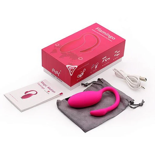 Wibrujące jajko Flamingo – sterowanie aplikacją, IPX7 — zdjęcie 7