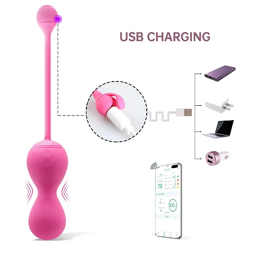 Kulki gejszy Smart Kegel Master - różowy — zdjęcie 6