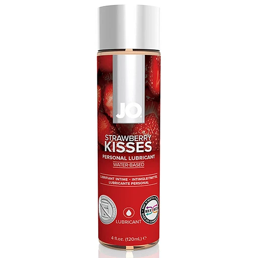 Żel nawilżający JO H2O Strawberry Kisses – truskawka, 120 ml — zdjęcie 1