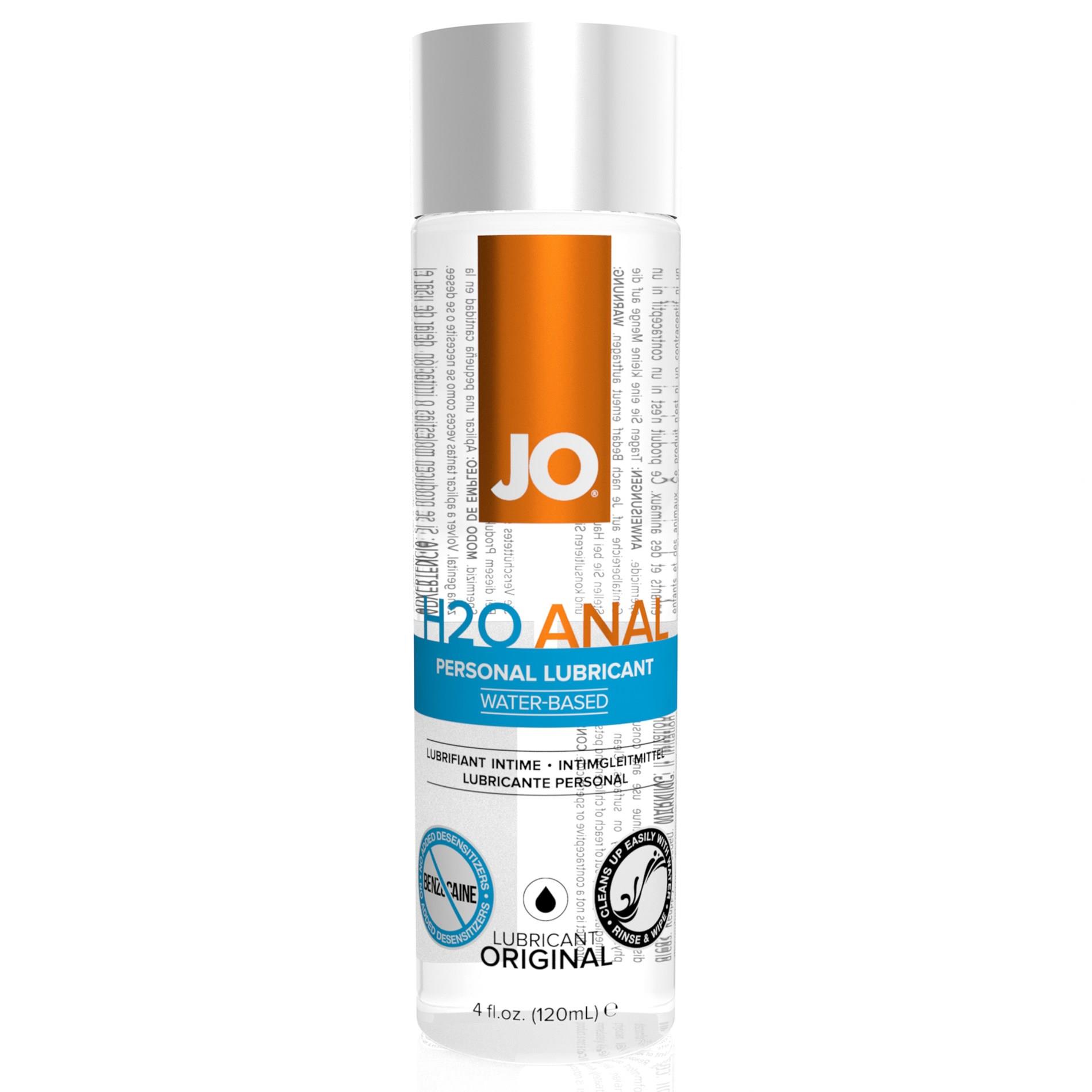 Lubrykant analny JO H2O – na bazie wody, bez znieczulenia, 120 ml — zdjęcie 1