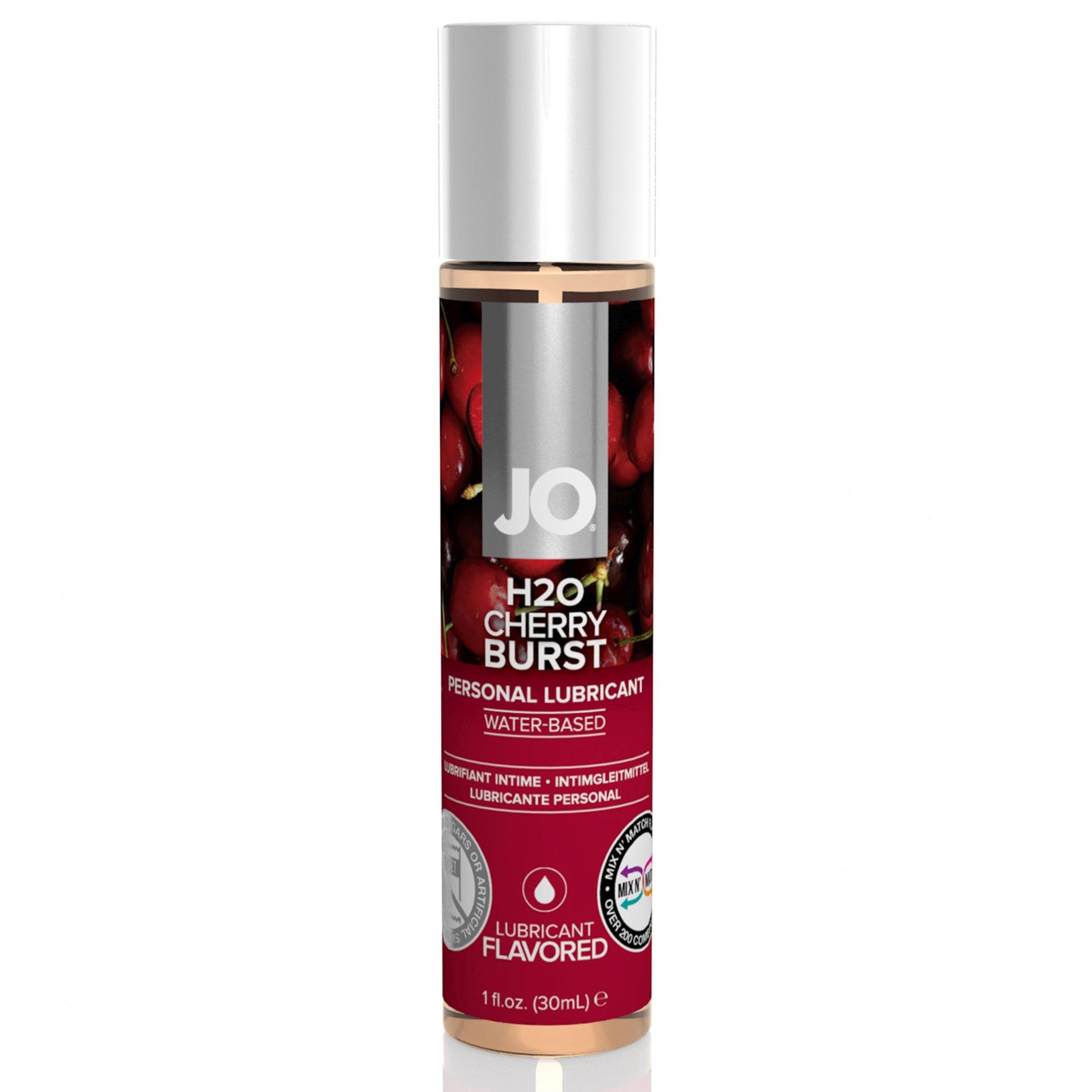Żel nawilżający JO H2O Cherry Burst – wiśnia, 30 ml — zdjęcie 1